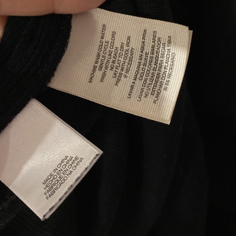 RACHEL ROY black tank maxi dress sheet shirt slits side zipper L - Picture 4 of 6